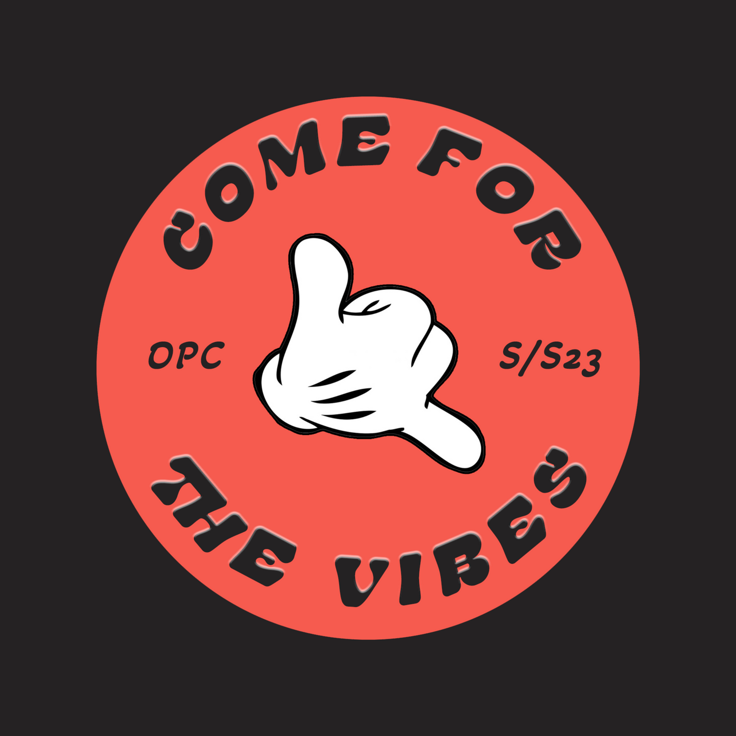 Come for the Vibes Sticker