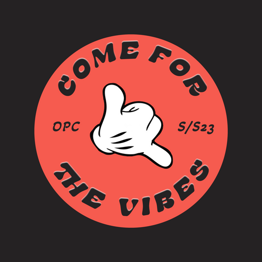 Come for the Vibes Sticker